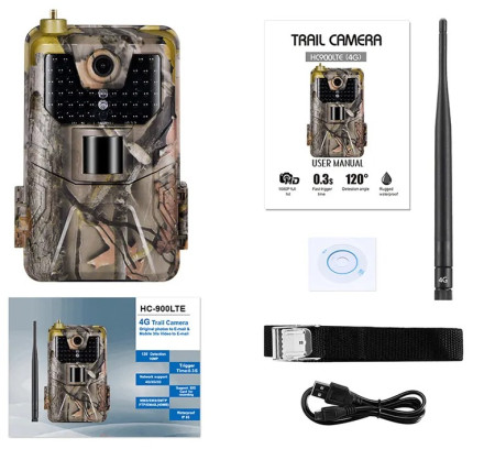4G фотоловушка для охраны "Suntek Филин HC-900G (4G-NEW)" 4G фотоловушка для охраны "Suntek Филин HC-900G (4G-NEW)"